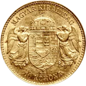 10 Korona Hungarian Empire Gold Coin (2)