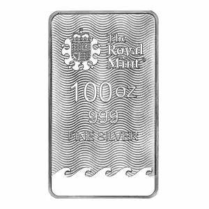 100 oz Silver Britannia Bar