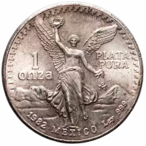 1982 1oz Mexican Silver Onza Libertad (2)