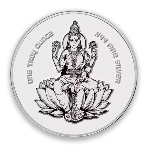 1oz Lakshmi Silver Round