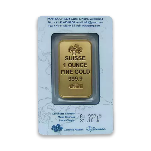 1oz PAMP Gold Bar - Suisse Repeater (2)