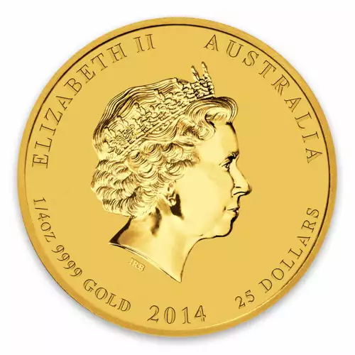 2014 1/4oz Australian Perth Mint Gold Lunar II: Year of the Horse (2)