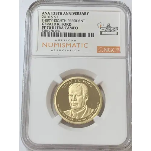 2016 GERALD R. FORD THIRTY-EIGHTH PRESIDENT ULTRA CAMEO