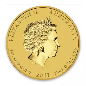 2017 1kg Australian Perth Mint Gold Lunar II: Year of the Rooster (2)