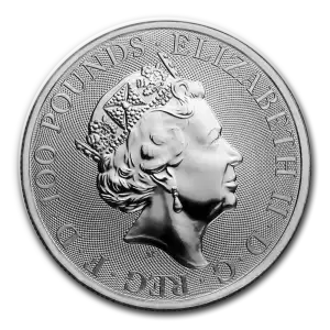 2019 Great Britain 1 oz Platinum Queen's Beasts The Unicorn (2)