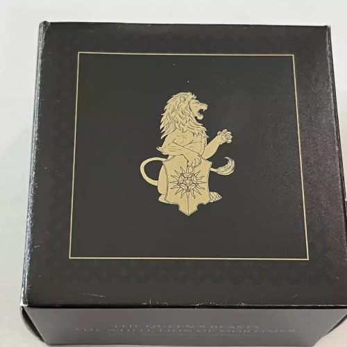 2020 1/4oz Gold Britain Queen's Beasts: The White Lion of Mortimer (4)