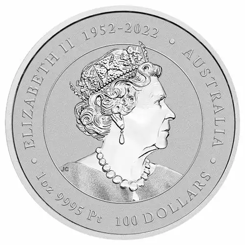 2024 1oz Australian Perth Mint Platinum Lunar Dragon 