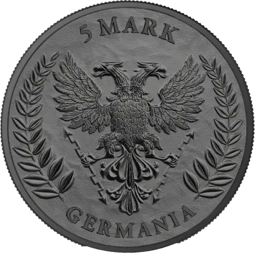 2025 1 oz Germania - Black Silver BU WMF Edition Coin (3)