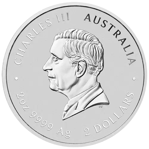 2027 2 oz Australian Perth Mint Silver Lunar Series III: Year of the Goat