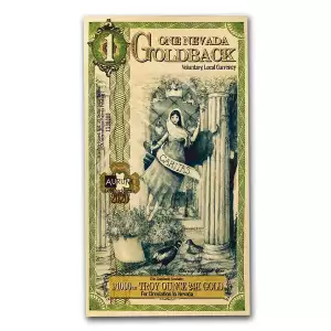 $1 Goldback 1/1000th oz Aurum Gold Note (24k) 