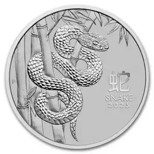 2025 1oz Australian Perth Mint Platinum Lunar Snake