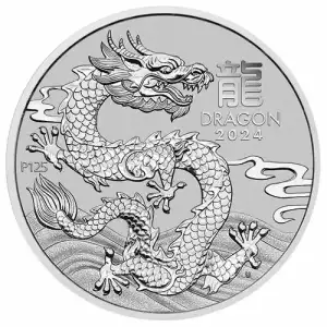 2024 1oz Australian Perth Mint Platinum Lunar Dragon  (2)